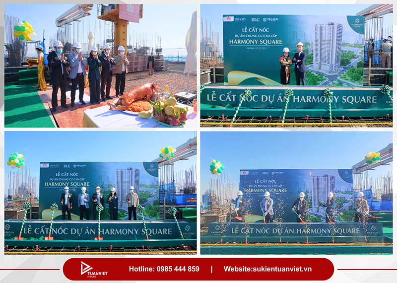 tổ chức sự kiện cất nóc công trình trọn gói hà nội