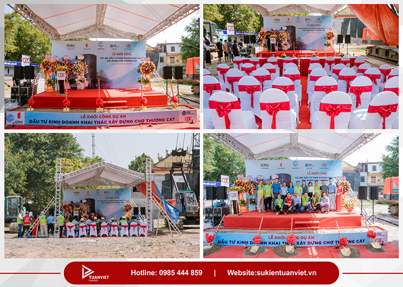 dịch vụ tổ chức lễ cất nóc tòa nhà