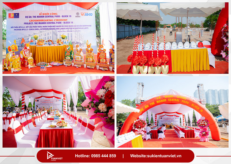 tổ chức lễ cất nóc chung cư trọn gói