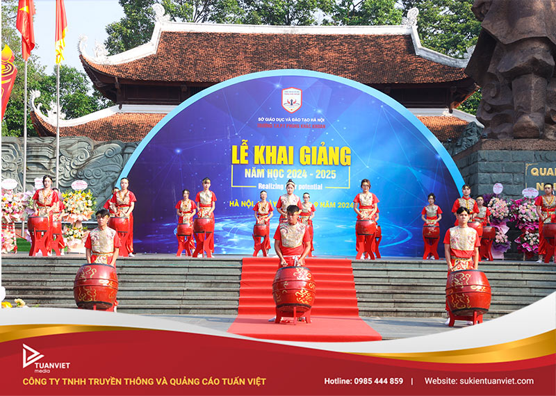 lễ khai giảng năm học mới THPT phùng khắc khoan