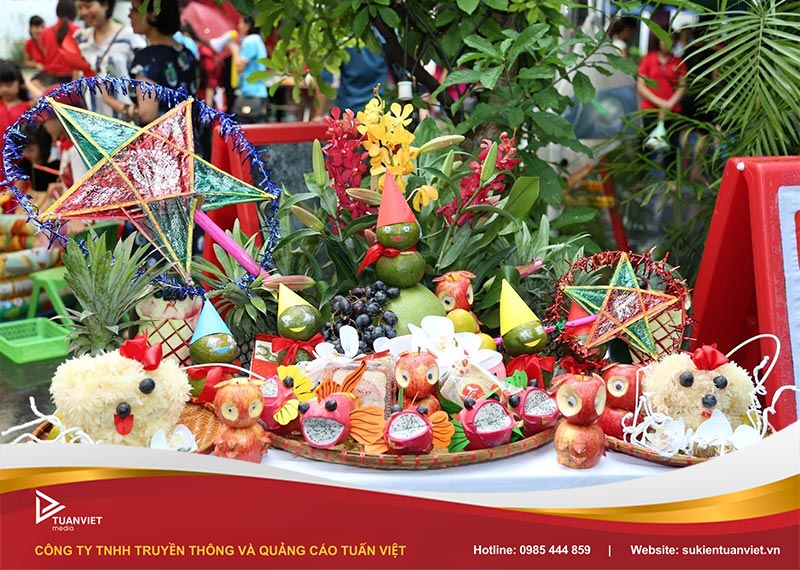 trang trí mâm ngũ quả trung thu đơn giản mà đẹp