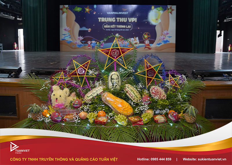 trang trí mâm ngũ quả trung thu