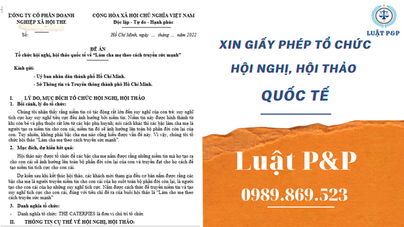 quy trình xin giấy phép tổ chức sự kiện