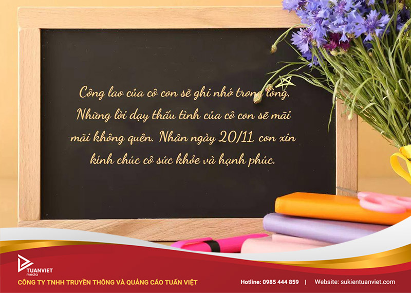những lời chúc 20 11 đơn giản