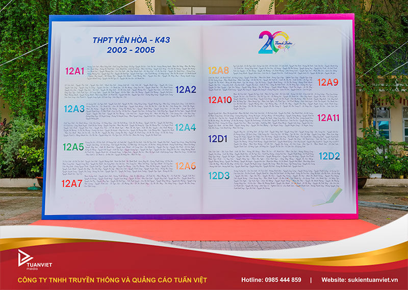 thiết bị tổ chức 20/11