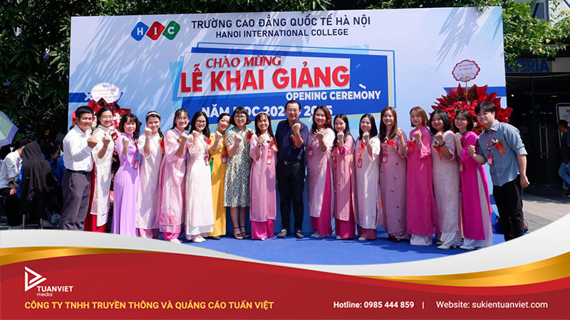 dịch vụ tổ chức lễ khai giảng