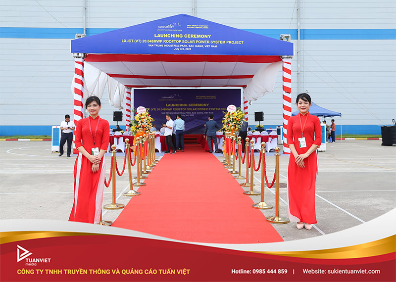 nhân sự tổ chức lễ khởi công