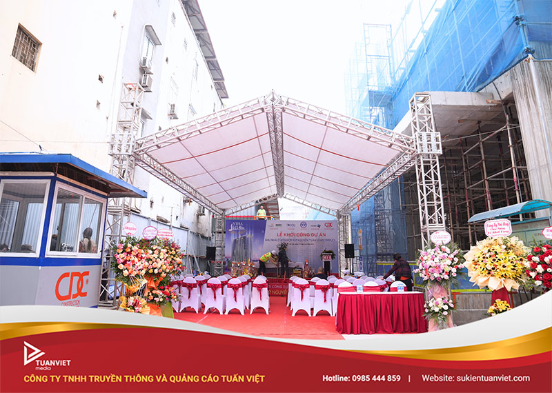 dịch vụ tổ chức lễ khởi công