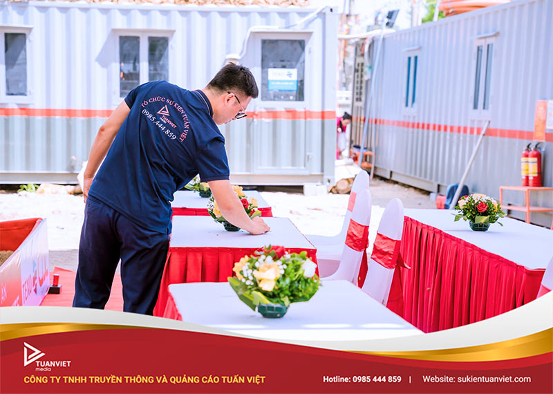 tổ chức sự kiện khởi công động thổ
