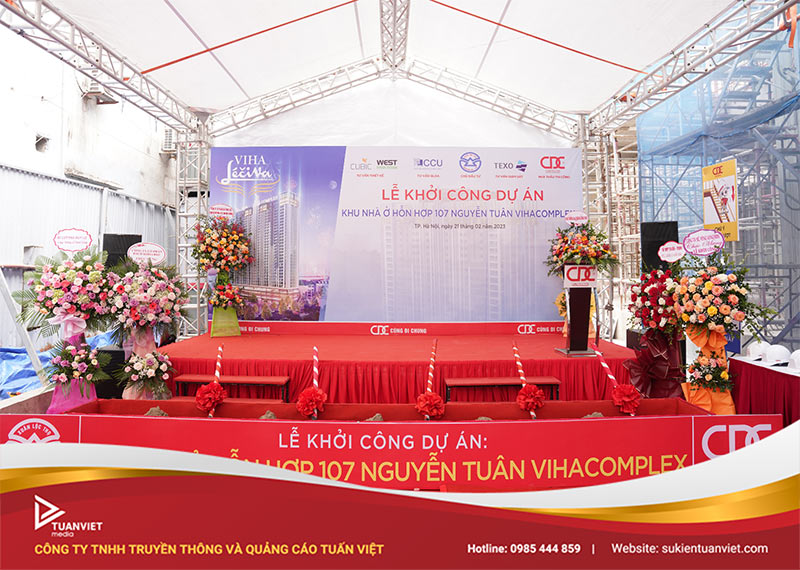 dịch vụ tổ chức lễ khởi công trọn gói hà nội