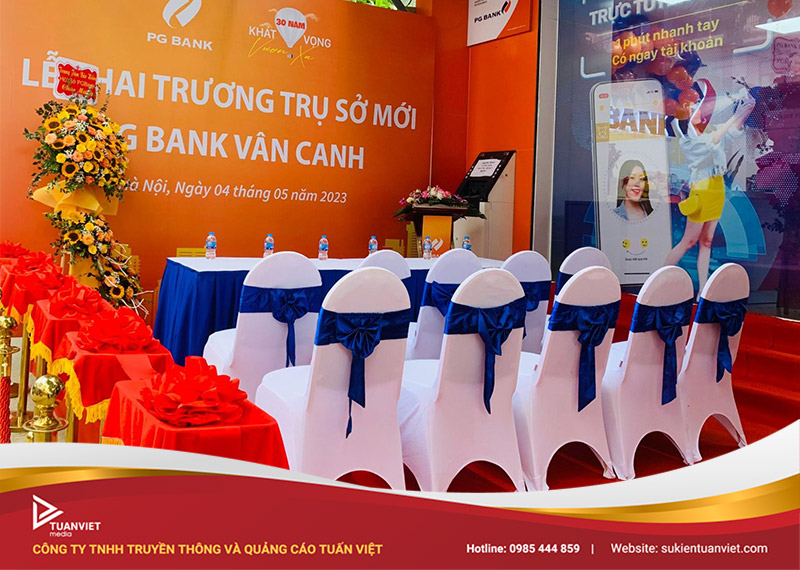 dịch vụ khai trương ngân hàng