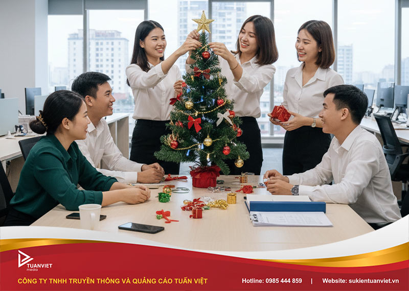 ý tưởng tổ chức giáng sinh hay