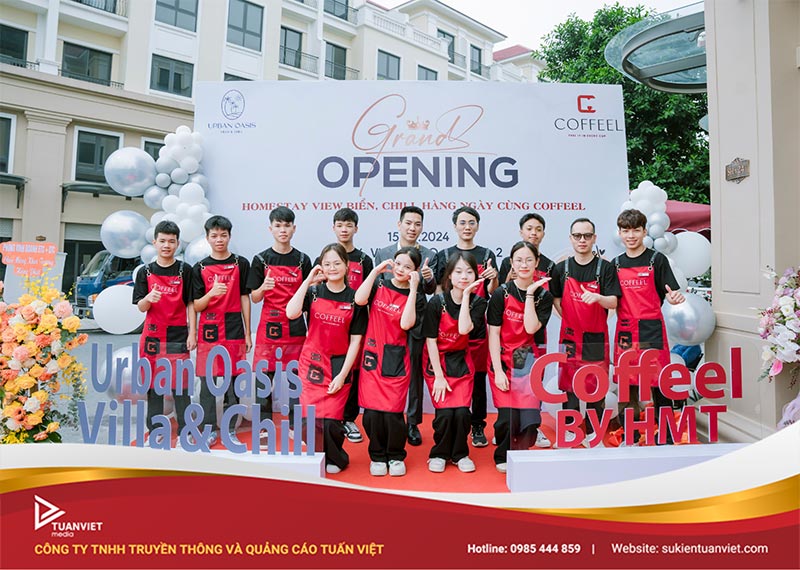 khai trương quán trà sữa