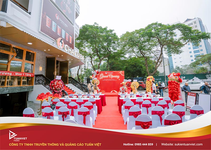 khai trương mở bán trà sữa