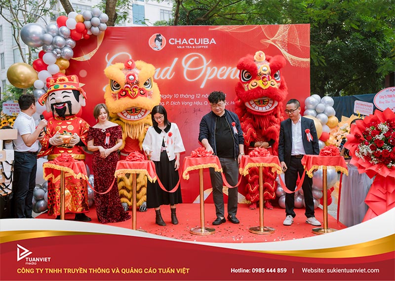 kế hoạch khai trương quán trà sữa