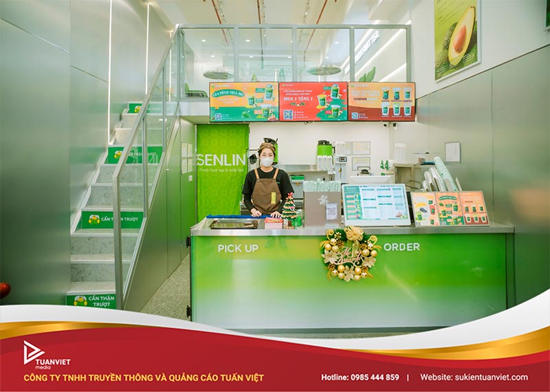 khai trương cửa hàng senlin tea