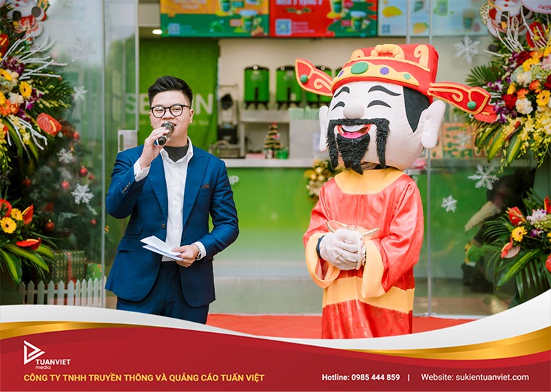 khai trương cửa hàng senlin tea