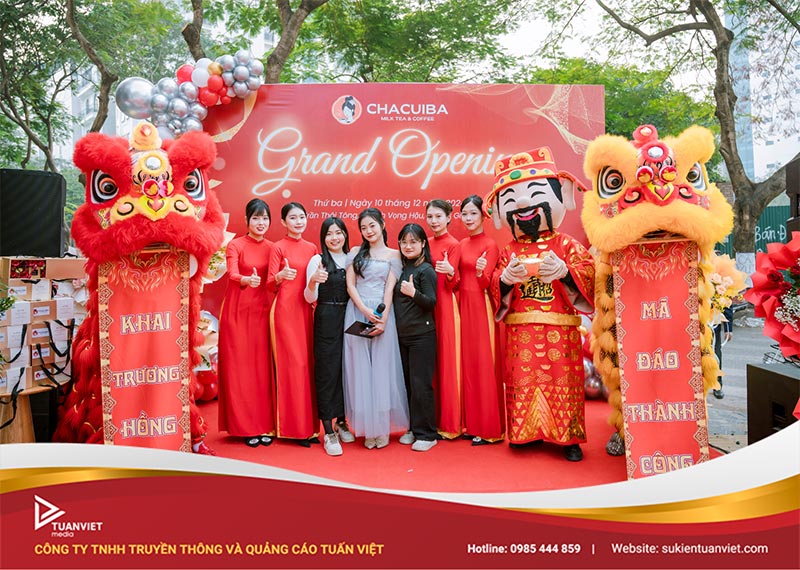 khai trương thương hiệu trà sữa Chacuiba