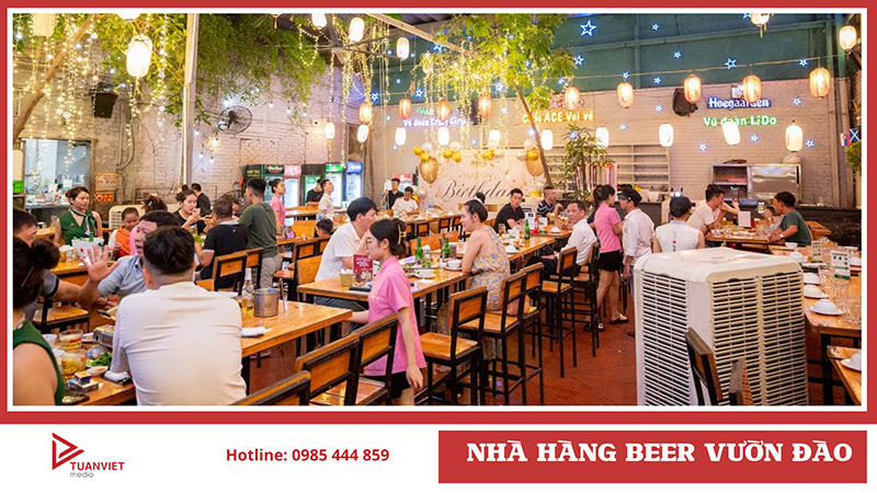 nhà hàng tổ chức liên hoan cho công ty