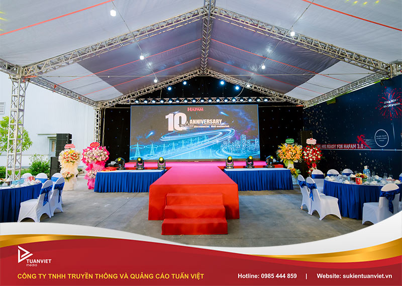 thiết bị tổ chức tất niên