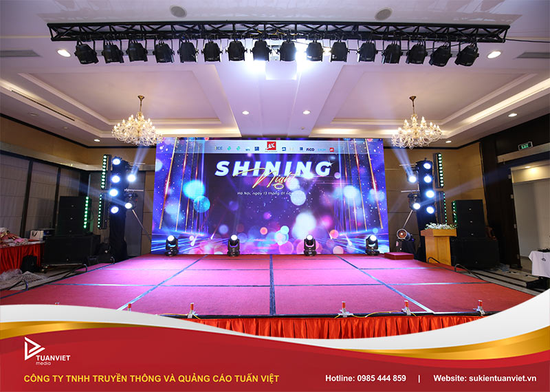 thiết bị tổ chức tất niên