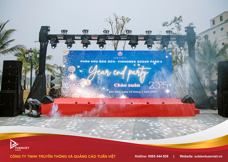 thiết bị tổ chức year end party