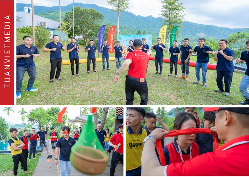 tổ chức teambuilding kết hợp với tiệc tất niên