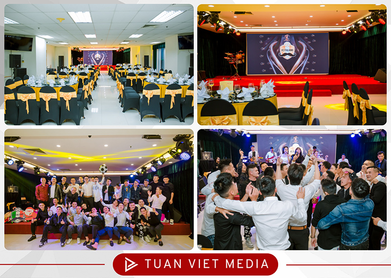 trang trí tiệc tất niên công ty hà nội