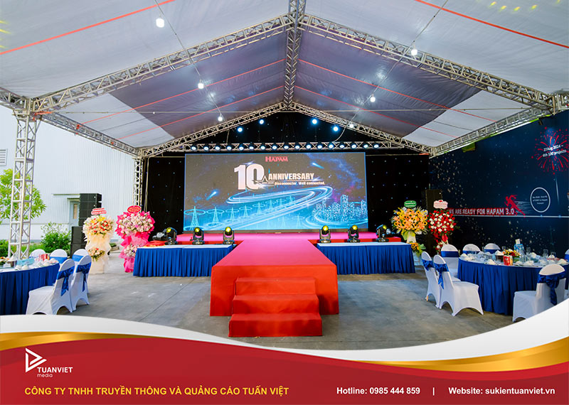 hướng dẫn trang trí tiệc tất niên công ty