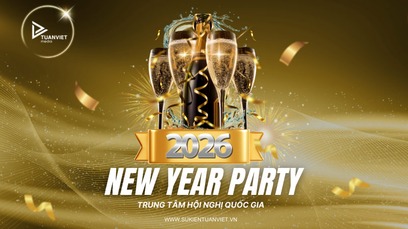Backdrop tiệc tân niên