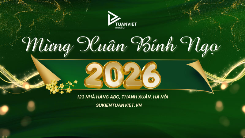 backdrop tiệc tân niên 2026