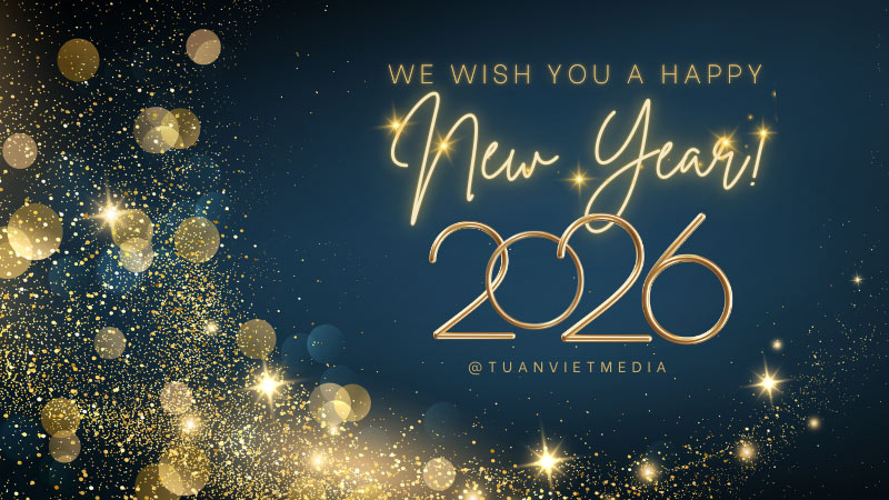 backdrop tiệc tất niên