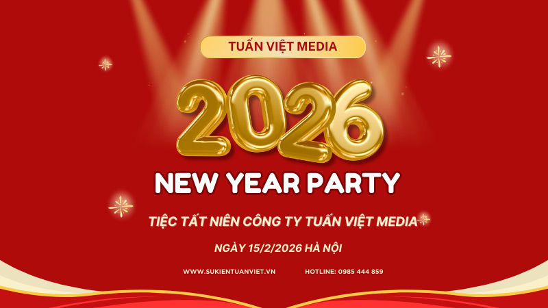 Backdrop year end party