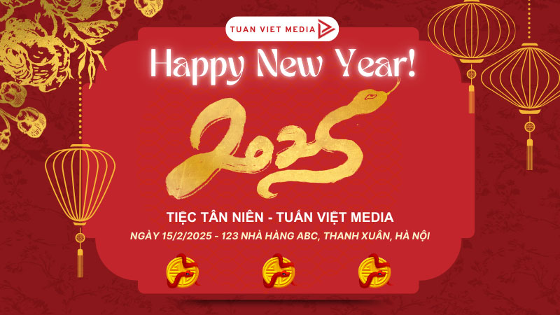 backdrop tiệc tân niên 2025