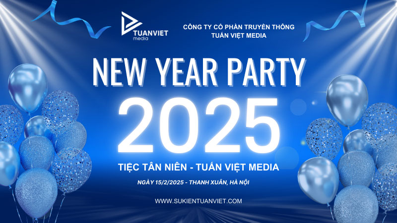 backdrop tiệc tân niên đẹp mắt
