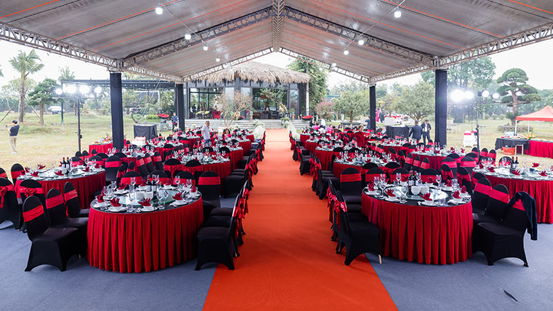 bàn ghế year end party