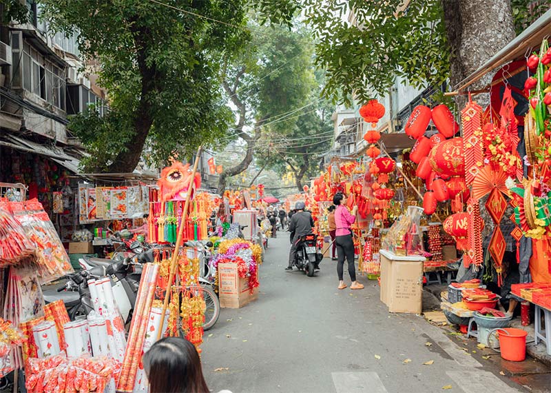 các cách trang trí tết độc đáo