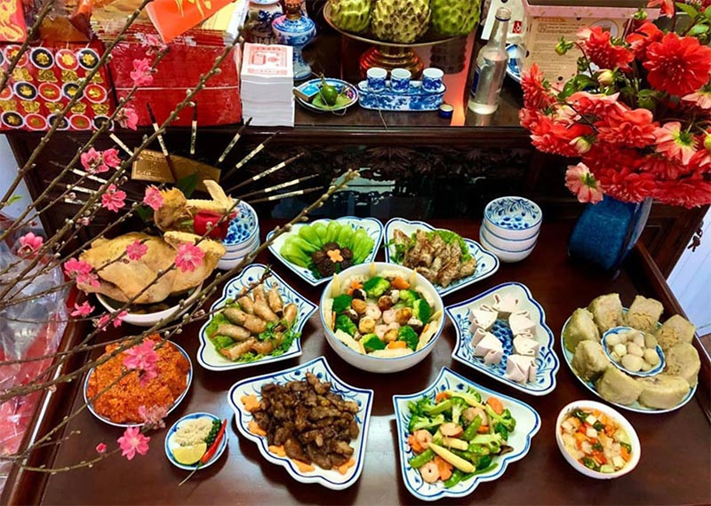 các cách trang trí tết