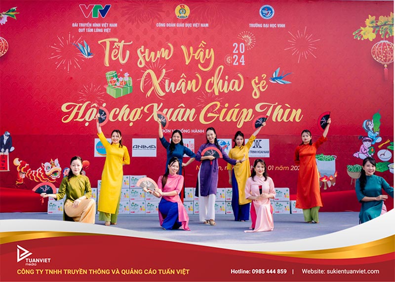 cách tổ chức hội chợ xuân