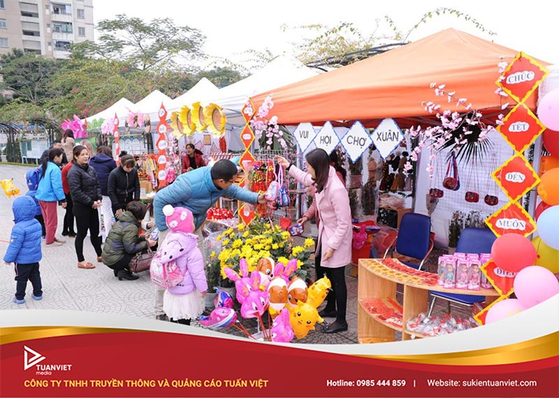 tổ chức hội chợ xuân tại hà nội