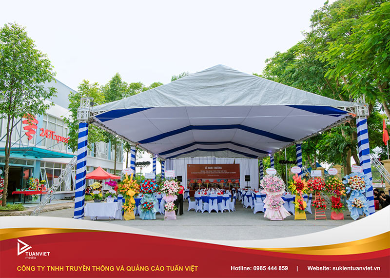quy trình tổ chức lễ khai trương trọn gói
