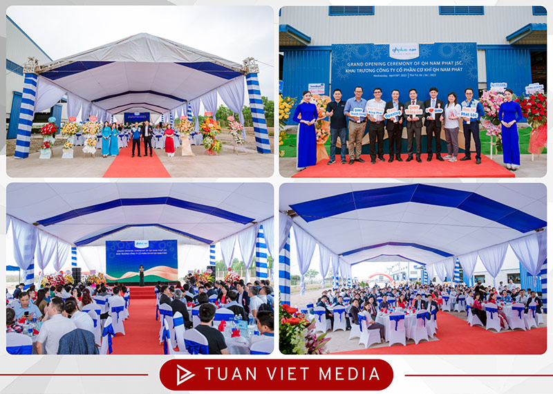 dịch vụ tổ chức sự kiện khai trương trọn gói tuấn việt media