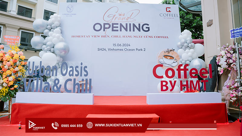 cho thuê sân khấu khai trương