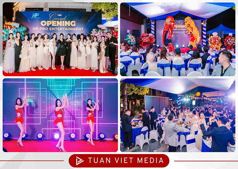 các sự kiện khai trương tuấn việt media đã tổ chức