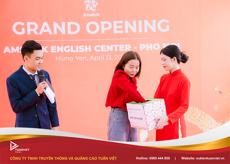 khai trương trung tâm anh ngữ quốc tế amslink chi nhánh phố nối
