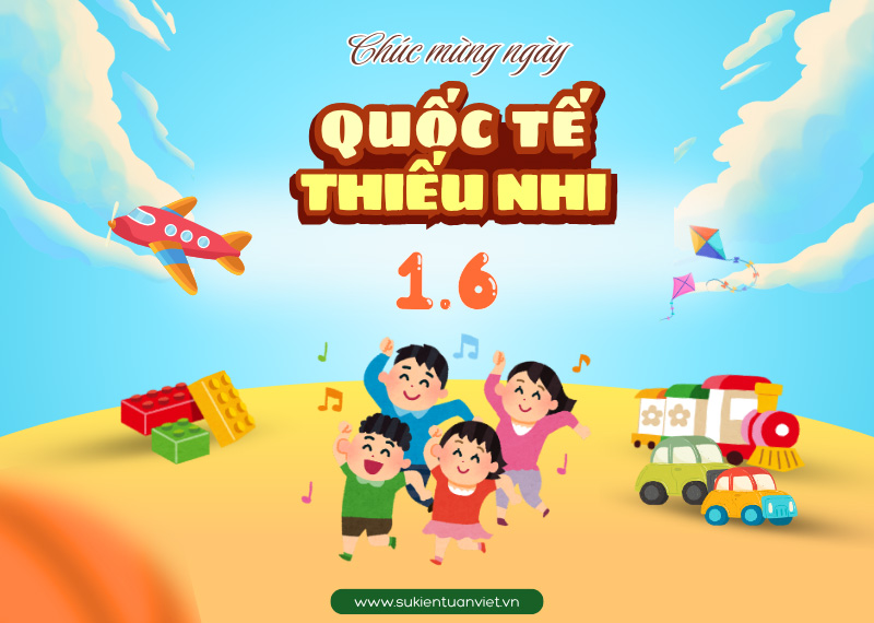 backdrop vui tết thiếu nhi 1/6