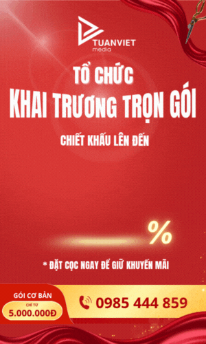 banner khuyến mãi khai trương