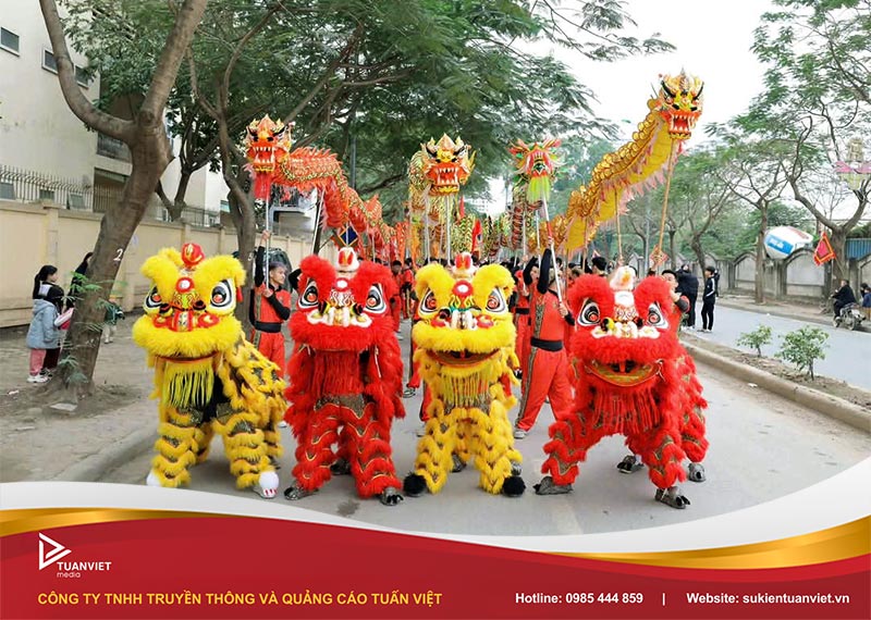 báo giá dịch vụ cho thuê đội múa lân
