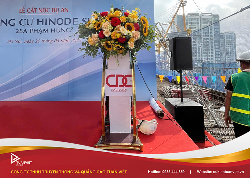 sự kiện Cất Nóc Dự Án Hinode Suite