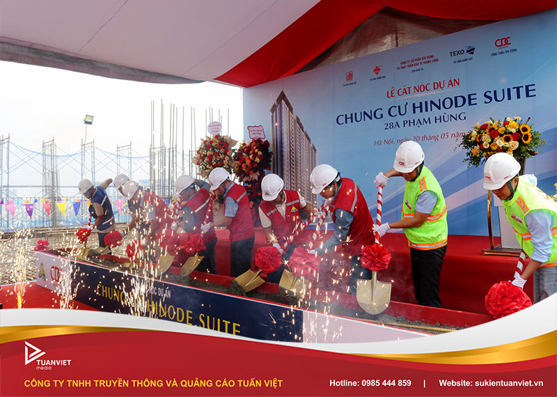 lễ Cất Nóc Dự Án Hinode Suite